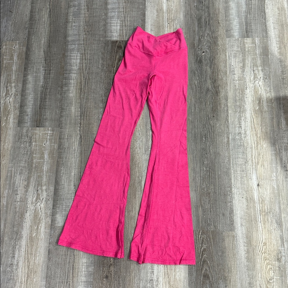 Pink Flared Leggings Aerie